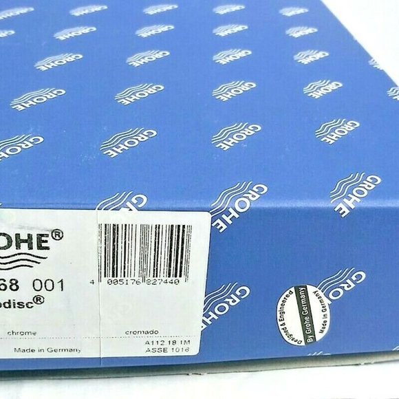 Grohe Eurodisc Shower/Tub trim Chrome With Relaxa Non Adj. Shower Head - Picture 5 of 5